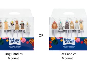Puppy Candles, Dog Candles, Cat Candles, Kitten Candles
