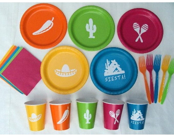 Fiesta Tableware Set for 5 People