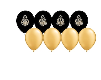 Purdue University Balloons, Purdue University Boilermakers balloons, Purdue University Napkins, Purdue Plates