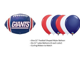 New York Giants balloons