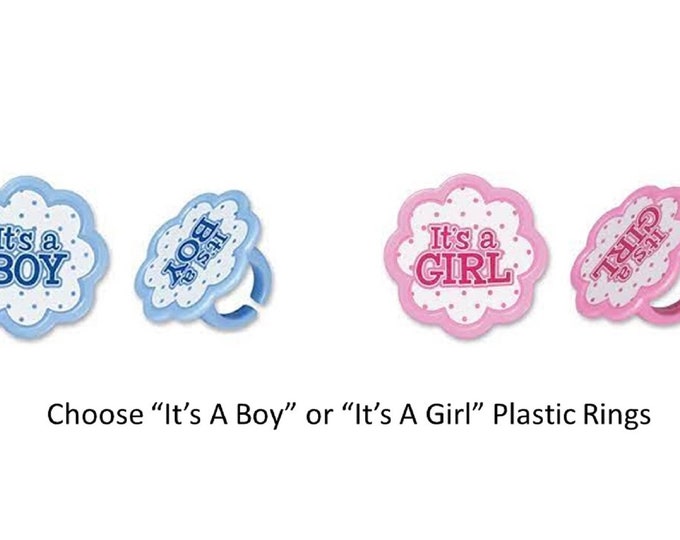 It's A Girl Rings, It's A Boy Rings