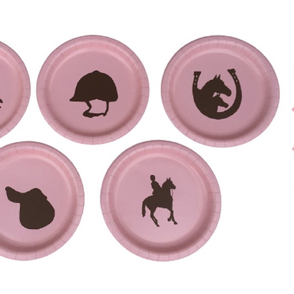 Equestrian Plates Etsy