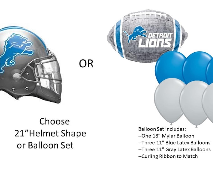 Detroit Lions Balloons