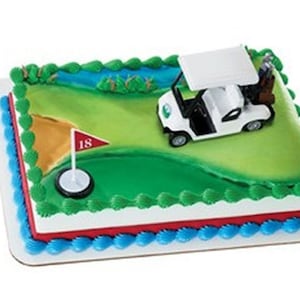Golf Cart Cake Decorating Kit