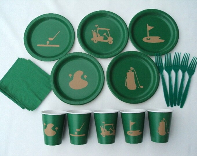 Golf Tableware Set for 5 People