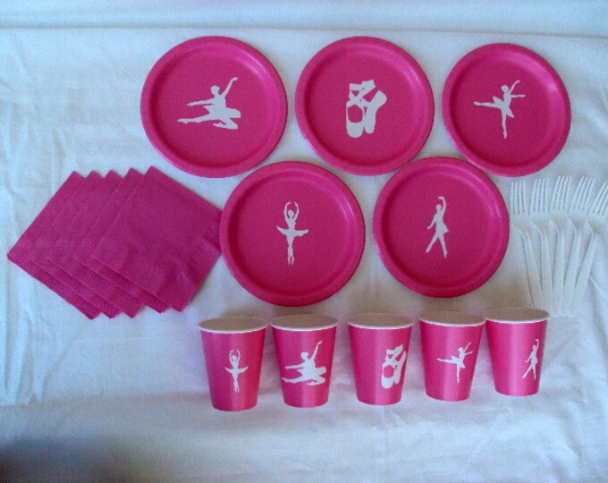 Ballet Party Tableware Set for 5 People