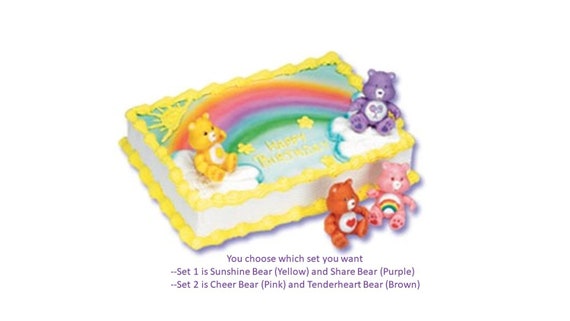 Care Bears Cake Decorating Kit Etsy