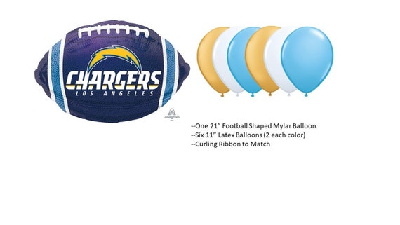 Los Angeles Chargers Balloon Bouquet 5pc