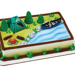 Camping Cake Decorating Kit