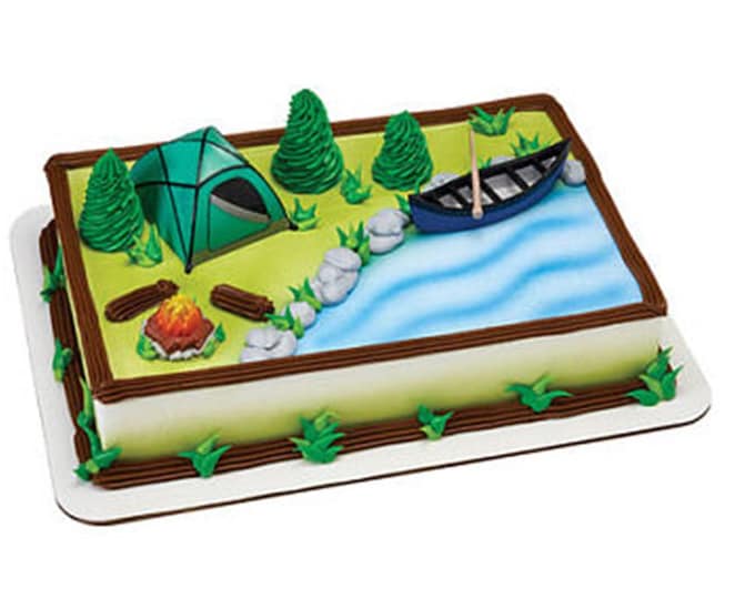 Camping Cake Decorating Kit