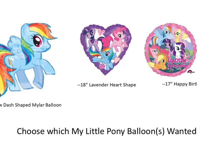 My Little Pony Balloon Set