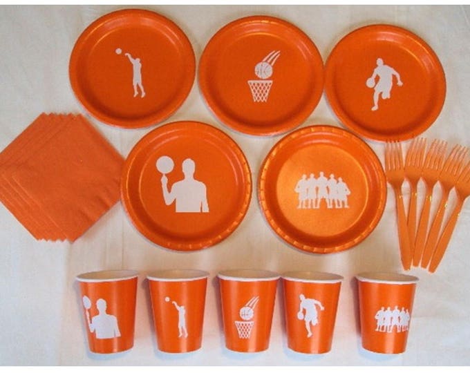 Basketball Tableware Set for 5 People - Boys or Girls