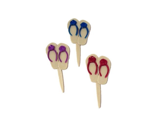 Flip Flop Cupcake Picks