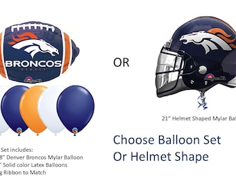 Denver Broncos Balloons, Denver Broncos Lunch Napkins