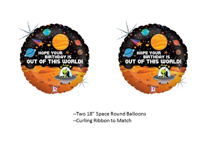 Space Alien Balloons, Outer Space Balloons