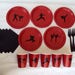 Martial Arts Party Tableware Set for 5 People - Boys or Girls