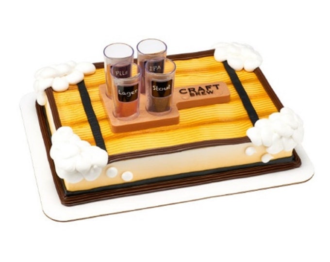 Craft Brew Flight Cake Decorating Kit, Beer Cake Topper