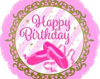 Ballet Slippers Balloon, Ballet Balloon