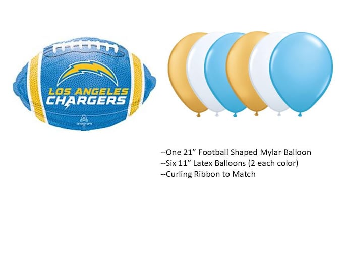 Los Angeles Chargers Balloons