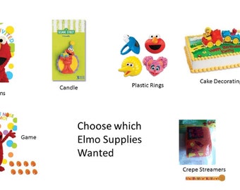Elmo Balloons, Elmo Cake Decorating Kit, Elmo Game, Elmo Candle