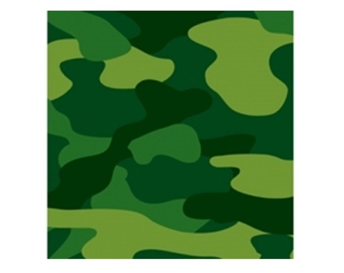 Camo Gear Lunch Napkins