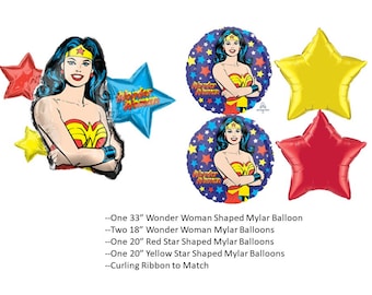 Wonder Woman Balloons