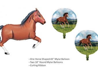 Horse Balloons Set