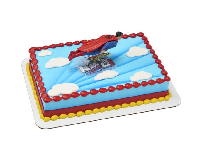 Superman Cake Decorating Kit