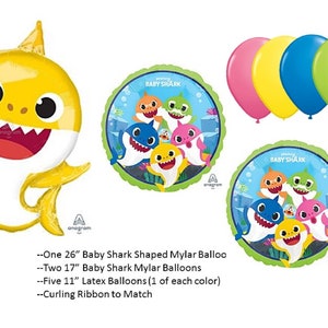 Baby Shark Balloon Set