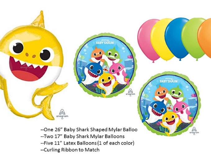 Baby Shark Balloon Set