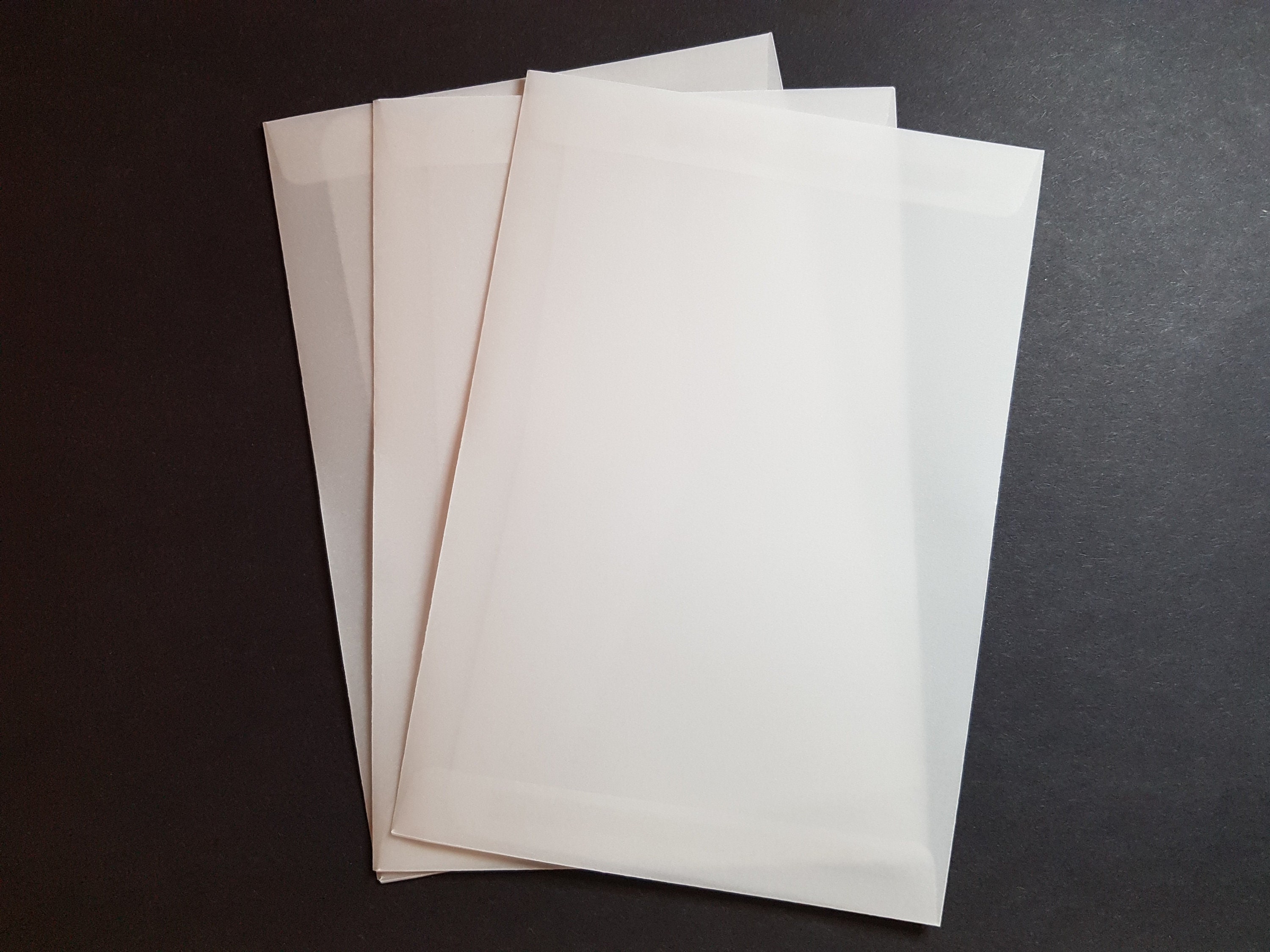 Transparent / Clear Vellum Glassine Envelopes Etsy