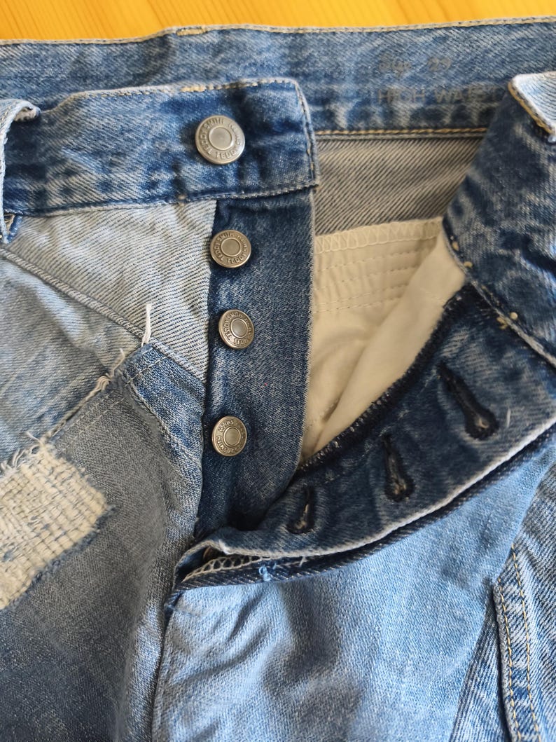 Patchwork-jeans bild 2