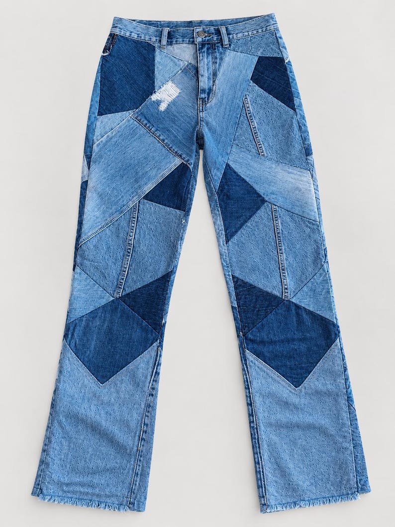 Patchwork-jeans bild 5