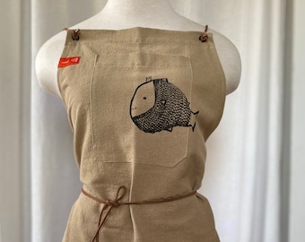 100% thick cotton apron