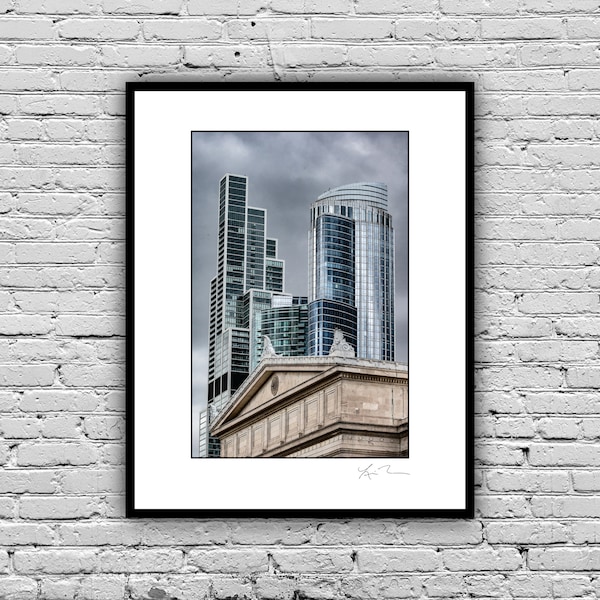 South Loop Architecture  - Photographic or Metal Print - Chicago Photography Artwork city home decor field museum campus nema roosevelt road