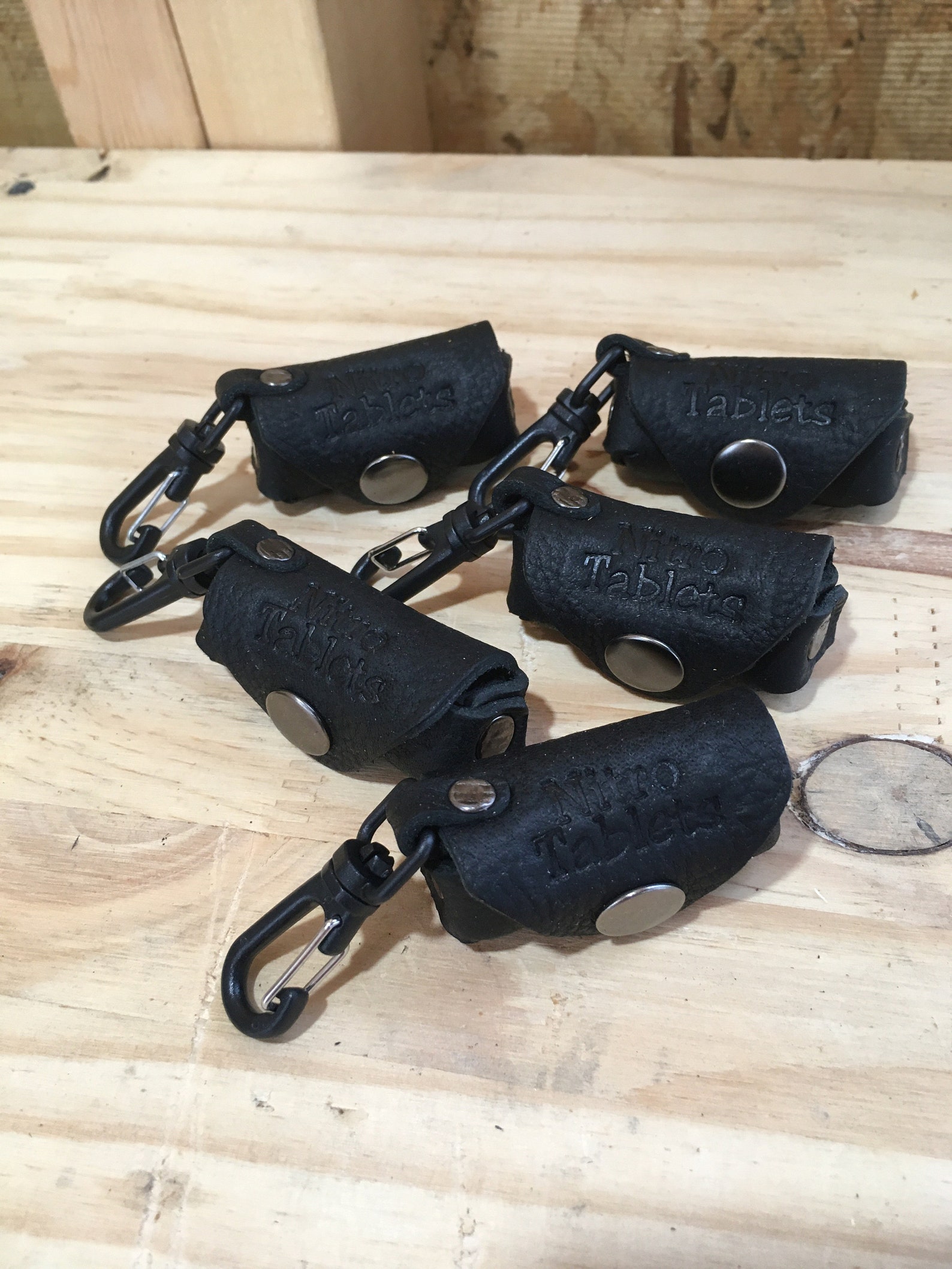 Nitro Tablets Nitroglycerin Bottle Holder Oiled Leather Etsy