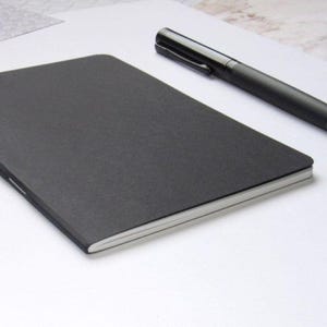 Travelers Notebook Insert--"Basic Black" Black Traveler's Notebook Insert