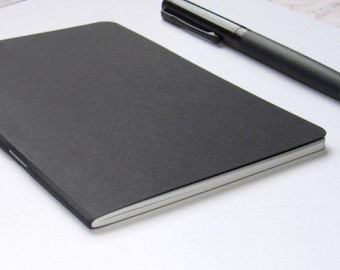 Travelers Notebook Insert--"Basic Black" Black Traveler's Notebook Insert