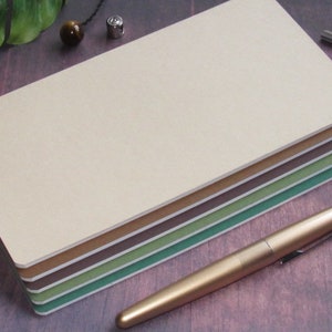 Traveler's Notebook Insert--"Earth" Set of 5 Traveler's Notebook Inserts