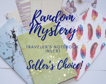 RANDOM MYSTERY Traveler's Notebook Insert