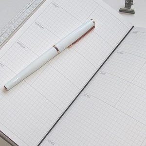 Undated WO2P Grid Planner Traveler&#39;s Notebook Insert