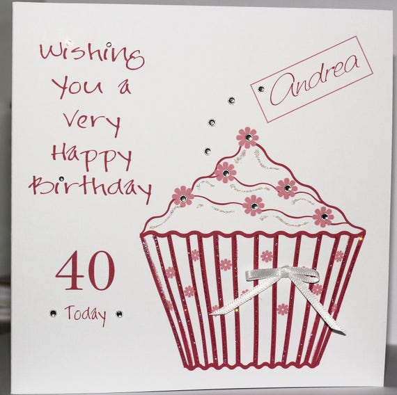 Personalised 50th Birthday Card Friend Daughter Champagne 16th 18th 21st 30th 40