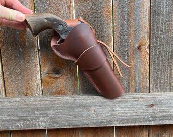 Ruger Super Wrangler 22 caliber Cross Draw Holster For 5.5 inch barrel