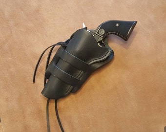 Left Hand Cross Draw Ruger Wrangler with 4.62 inch barrel Holster Single Action SAA SASS