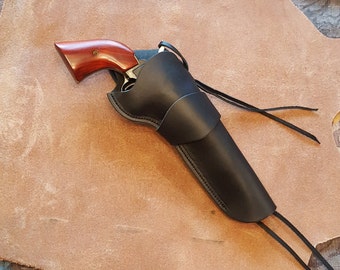 Western Leather Heritage Rough Rider Cross Draw Holster Single