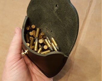 Western Gun Leather 22 and .17 caliber Ammo Pouch