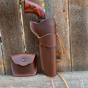 Heritage Rough Rider Side Draw Holster for 6.5 inch barrel with Ammo Pouch