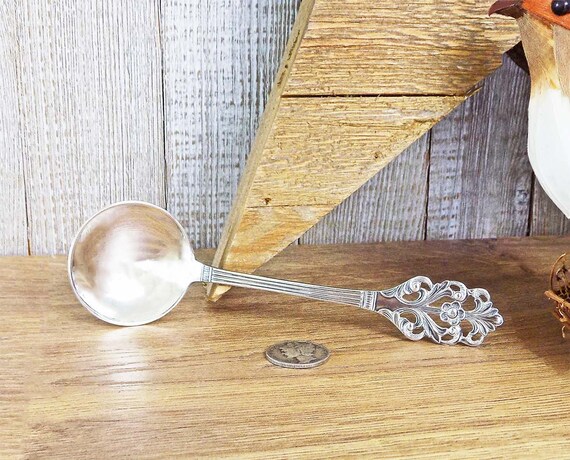 Viking Rose by Marthinsen Sterling Silver Bouillon Soup Spoon 5/"