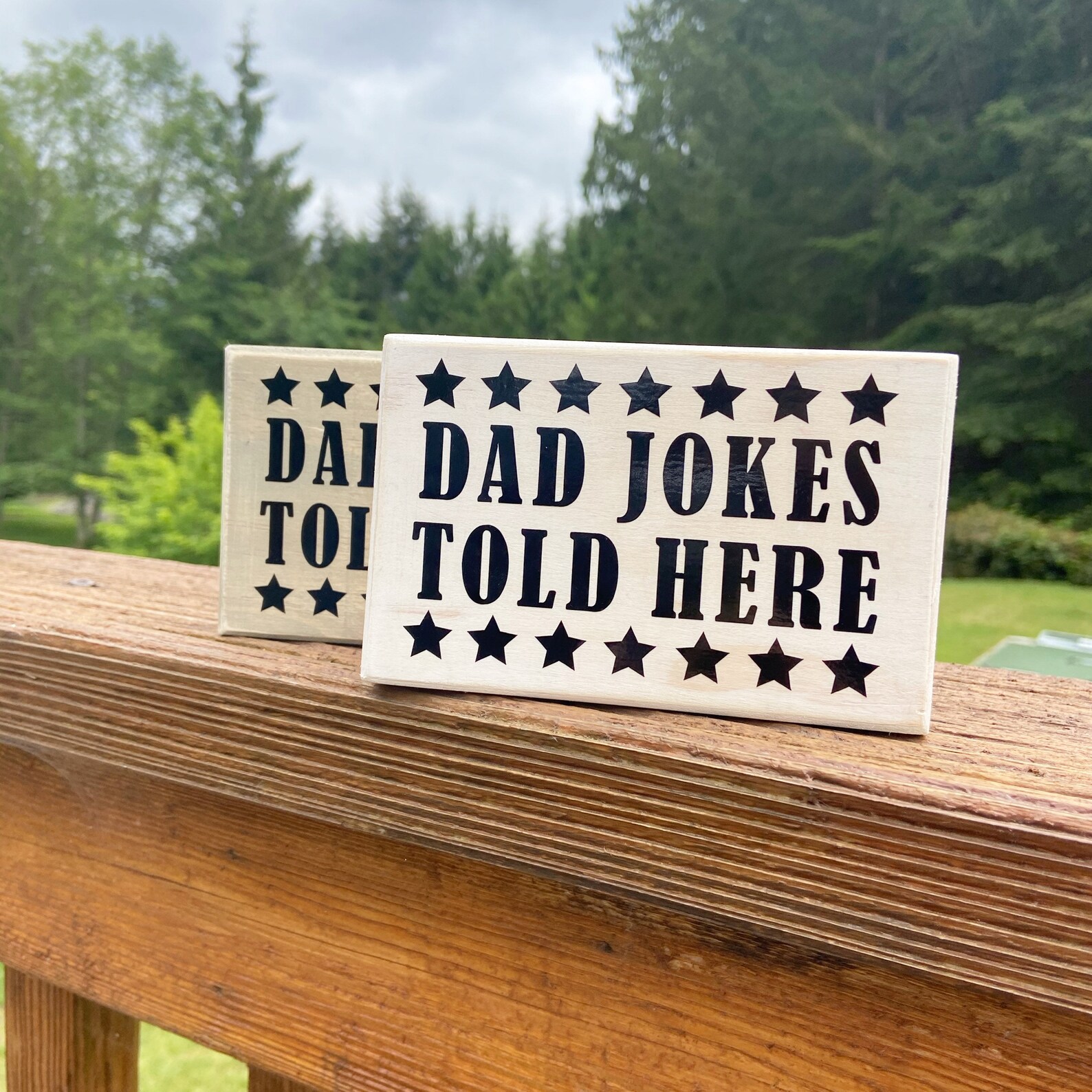 Dad Jokes Standing 3x5 Plaque. Distressed Funny Dad Sign Etsy