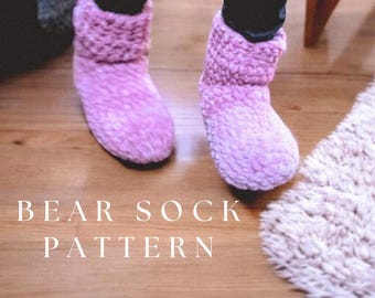 crochet sock pattern, ANY SIZE easy socks, knit socks, crochet socks, sock pattern, simple socks, crochet pattern,